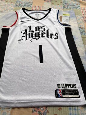 City Edition Jersey Of Los Angeles Clippers (Nba) Player James Harden, Number 1.